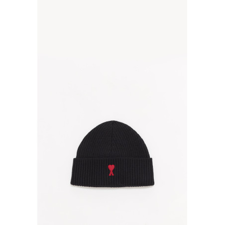 AMI NOIR ROUGE AMI DE COEUR BEANIE